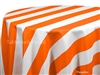 Broad Stripe Pumpkin Tablecloths