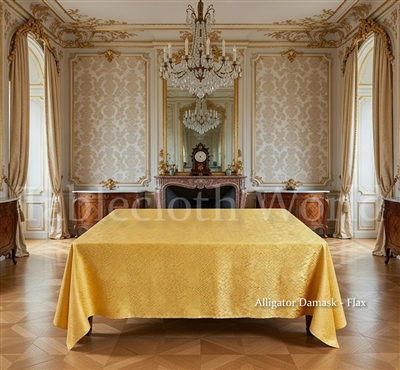 Tablecloth Alligator Damask