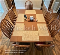 Restaurant Style Elastic Grip Tablecloth