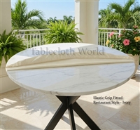 Elastic Grip Fitted Restaurant Style Tablecloths