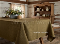Faux Jute Tablecloths