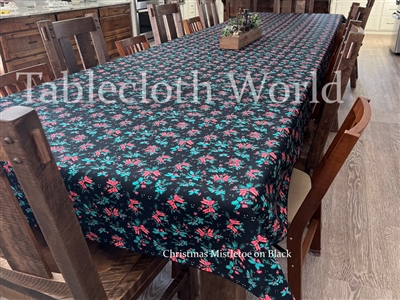 Tablecloths Christmas Mistletoe
