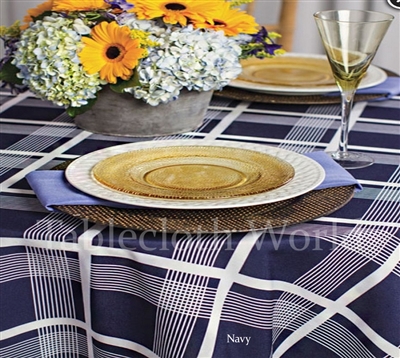 Tablecloths New England Plaid