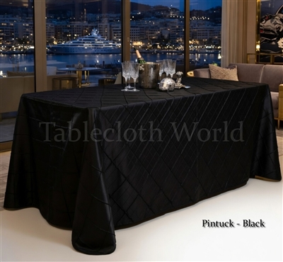 Tablecloths Pintuck
