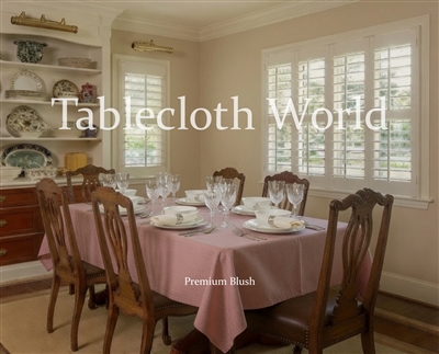 Premium Blush Tablecloths