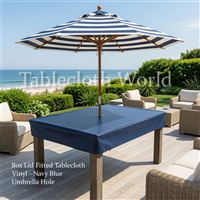 Fitted Box Lid Vinyl Tablecloths