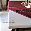 Felt Elastic Table Pads Square