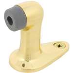  2 3/4" Gooseneck Door Stop Bright Brass