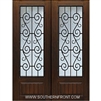 St Charles 8-0 3/4 Lite FG WI Cherry 1 Panel Double