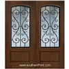 St Charles Arch Lite Cherry 1 Panel Double