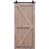6-8 Double Z Two Panel Barn Door 2-6 x 6-8