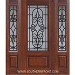 Salento GBG 6-8 3/4 Lite Cherry 1 Panel Single and 2 Sidelights