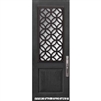 Eclectic 8-0 2/3 Lite FG Steel Grille Knotty Alder One Panel Single