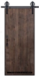 Vertical Iron Plank Barn Door