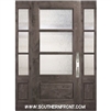 6-8 Knotty Alder 3 Lite 2/3 Lite SDL Single and 2 Sidelights
