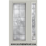 Wellesley Full Lite Smooth Star Fiberglass Single and One Sidelight