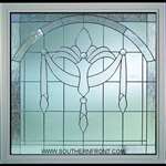 Paradiso Art Glass Deco Window