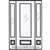 Laurel GC 8-0 2/3 Lite Single and 2 Sidelights