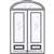 Dayton GC 8-0 3/4 Lite Double and Elliptical Transom