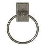 Aged Pewter Towel Ring