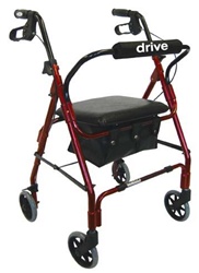 Drive Go-Lite Deluxe Aluminum Rollator 10208PS