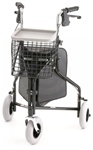 Nova Rollator TRAVELER 3 Wheel Includes Basket, Pouch and Tray 4900