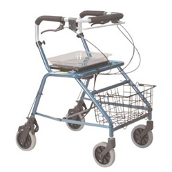 Drive Dannie Steel Rollator, 6" Casters with "Lite Touch" Reverse Locking System
