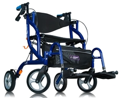 Airgo Fusion Side-Folding Rollator & Transport Chair 935