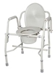 Drive Deluxe Steel Drop-Arm Commode