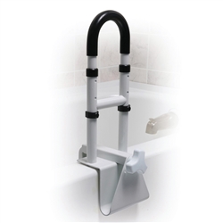 Adjustable Clamp On Tub Rail, Parallel Design