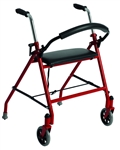 Drive Aluminum Rollator Two Wheeled Walker with Seat