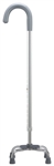 Quad Cane Crook Handle Xtra Tall Adjusts from 38" - 45"