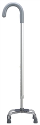 Quad Cane Crook Handle Xtra Tall Adjusts from 38" - 45"