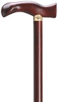 Unisex Ergonomic Derby Handle Cane, Burgundy 36" long