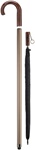 Crook Handle Cane w/ Umbrella Inside, Men's 36" Long