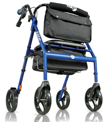 Hugo Elite Rolling Walker with Seat has 2 heights