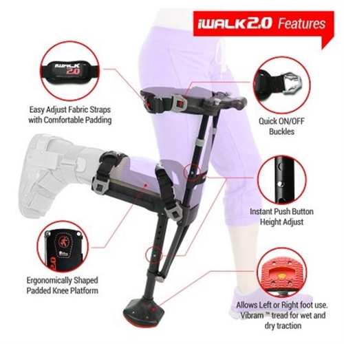 iWalk 2.0 Knee Crutch