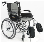 Karman Ergo Flight Super Lightweight Wheelchair w/ Handle Brakes S-2512