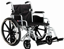 Merits Wheelchair/Transport Chair with Flip Back Arms
