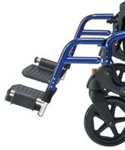 Lumex Hybridlx Rollator Transport Chair Replacement Footrests Blue