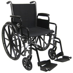 Karman Standard Lightweight Detachable Arm Wheelchair Lt-700