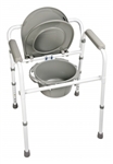 Lumex Commode 3-in-1 Steel Folding Commode