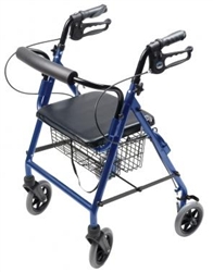 Lumex Hemi Rollator Walkabout Four Wheel RJ4302