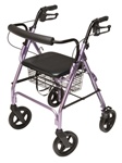 Lumex Rollator Deluxe Walkabout Four-Wheel Contour RJ4805