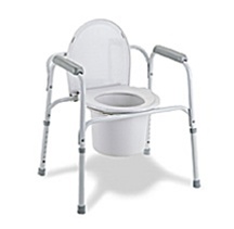 Medline Commode Deluxe 3-in-1 Steel