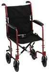 Nova Ortho-med 19 inch Transport Chair with Fixed Arms