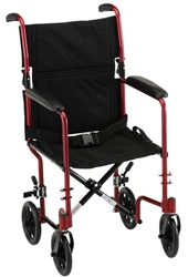 Nova Ortho-med 19 inch Transport Chair with Fixed Arms