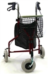 Karman Light Weight 3 Wheel, Loop Brakes, Comes With Pouch and Basket R-3600
