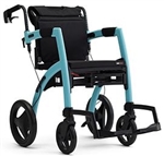 Rollz Motion Side-Folding Rollator and Transport Wheelchair All in One
