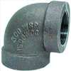 ANVIL , Elbow 90 Deg 1/2 In 3 In L NPT Iron